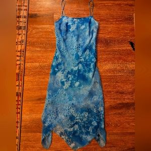 Women's Teal Spaghetti Strap Dress